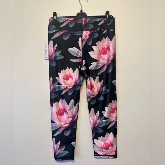 Terez 3 tall band athletic leggings-capri elastic banded high waist size L, NWT - Picture 7 of 9